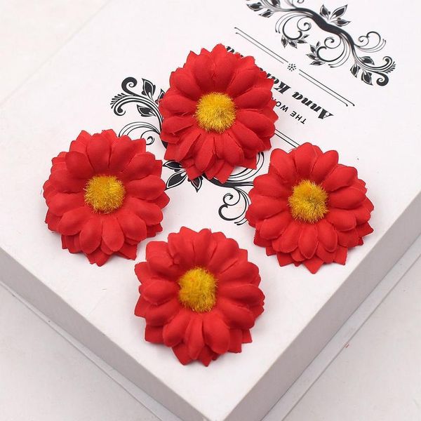 

50pcs 4cm silk chrysanthemum artificial flower for home wedding decorative flower diy handmade flower head decorative f jllvhi