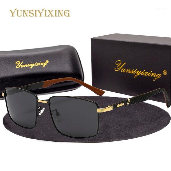 

ysyx men's polarized sunglasses eyewear driver mirror classic sun glasses vintage anti-glare uv400 men glasses for fishing 29271, White;black