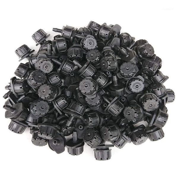 

300pcs adjustable irrigation dripper 1/4 inch mini drip irrigation nozzle for flower bed, lawn1