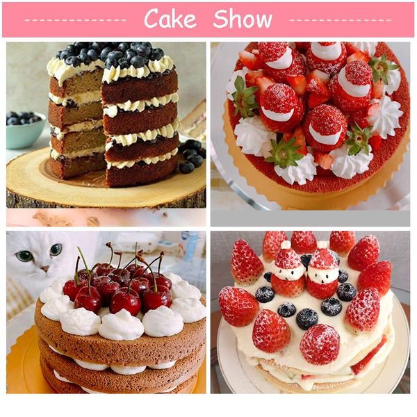 

4/6/8pcs sile layer mousse melaleuca cake round dessert cutting-molds forms for cooking confectionery bak qylzdb