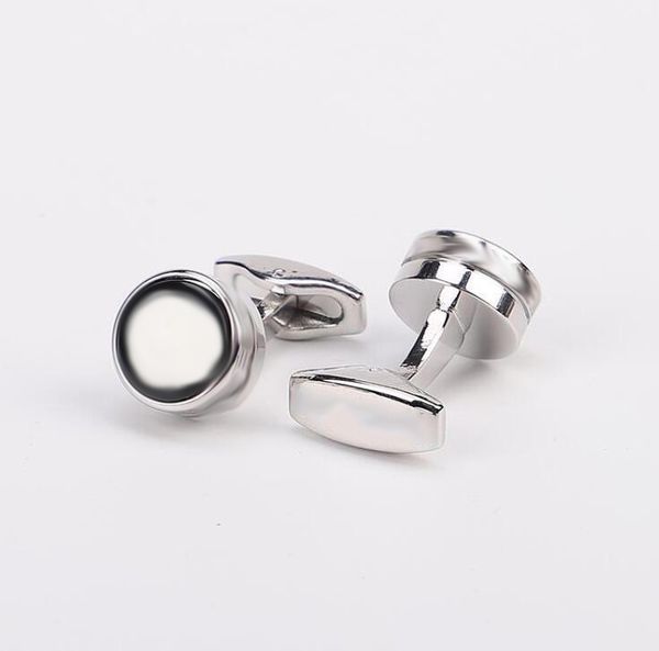 

jewelry designer cuff links plum blossom logo shirt cufflinks with box, Silver