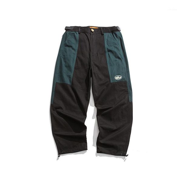 

2019 winter day original hit-and-run trousers men's loose fashion set-piece casual wear pants1, Black