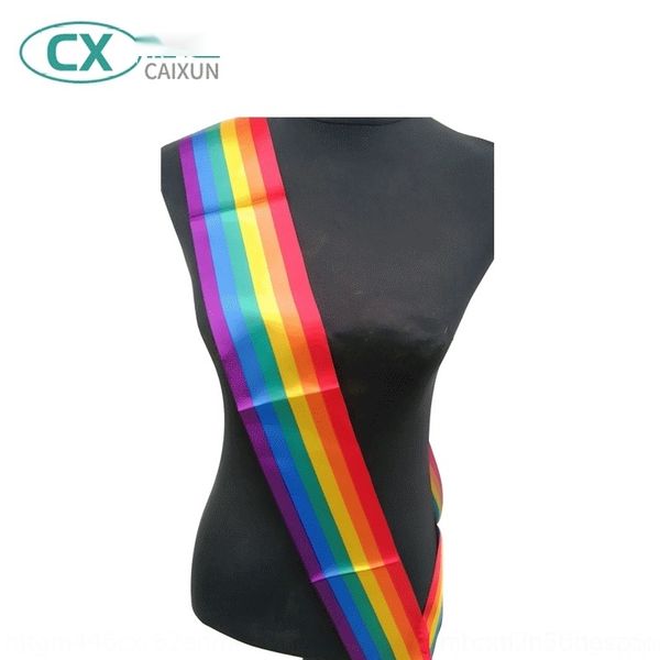 

fq6tv blank strap etiquette advertising rainbow shoulder shoulder etiquette strap gwage