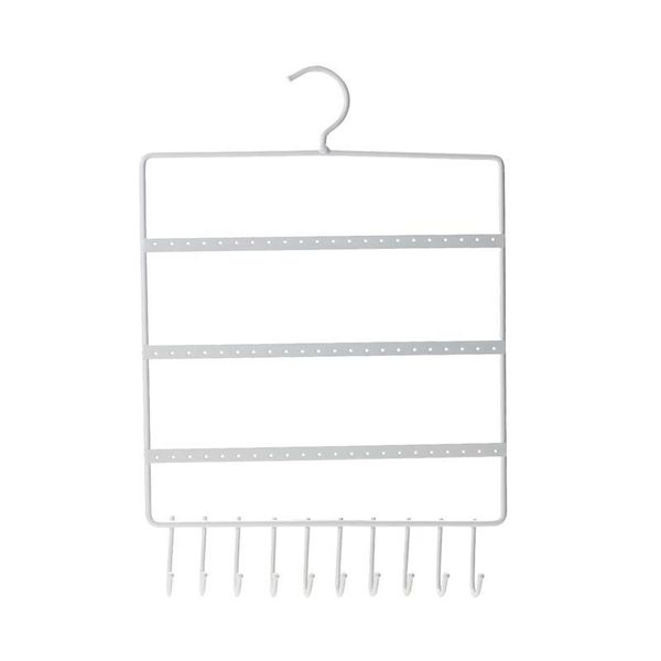 

organizer earrings for metal 1pc decorative display bracelets stand necklaces hanger 3 tire rings jewelry storage rack bbyfss lipper