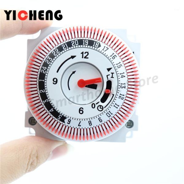 

1pcs time control switch timing time controller industrial timer mechanical timing 15min-24 o'clock, intelligent management1