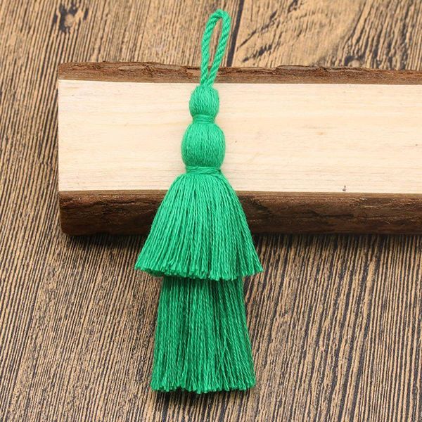 

5pc mini double layer tower tassel diy jewelry curtain garments decorative accessories key cell phone bag pendant craft tassels h wmtfbp