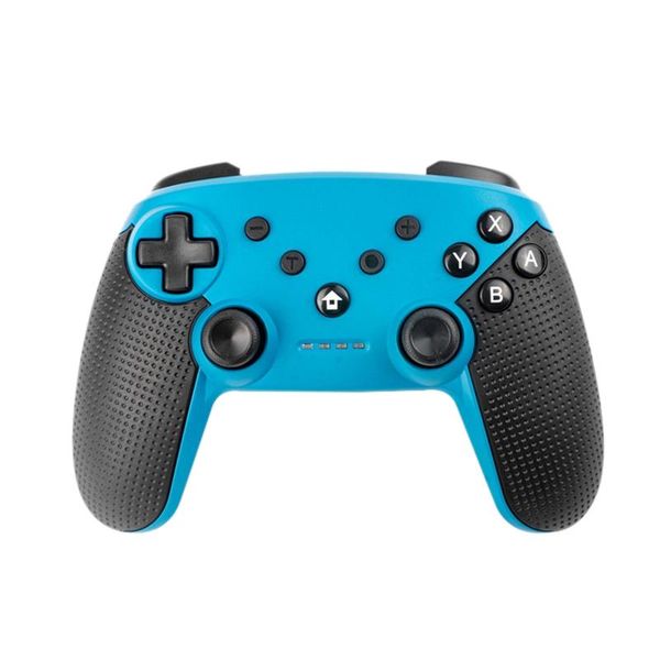 

wireless game joystick bluetooth gamepad with nfc for switch lite pro controller pc steam(blue+black