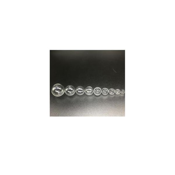 

1piece 10-30mm transparent hollow glass ball with double hole round bubble vial glass globe orbs jewelry findin sqcokj, Black