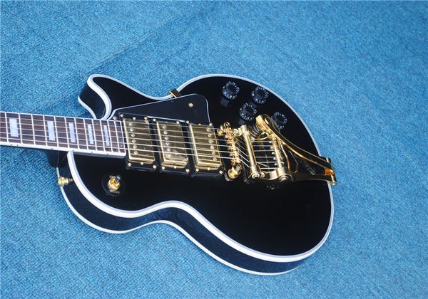 

black 6 strings electric guitar, delivery, guitars guitarra