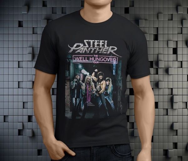 

2020 new popular steel panther the well hunover ro men bla t shirt size s 3xl o neck streetwear tees sport hooded sweatshirt hoodie
