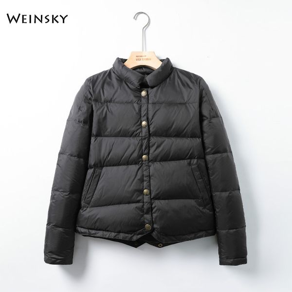 

spring autumn women jacket white duck down hooded jackets warm winter coat parka female outwear