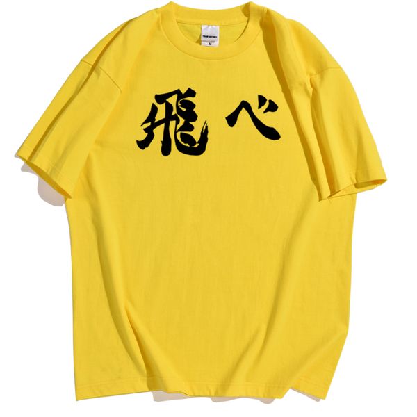 

male short sleeve haikyuu male street printing comics clothed for man fashion casual solid color sport hooded sweatshirt hoodie t shirt