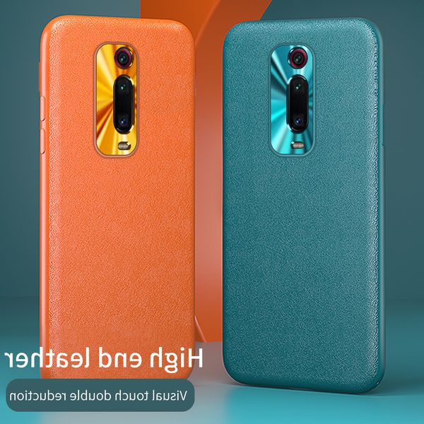 

a5 a9 2020 luxury pu leather grain matte protective back case for oppo reno 2z 2f full cover phone shell