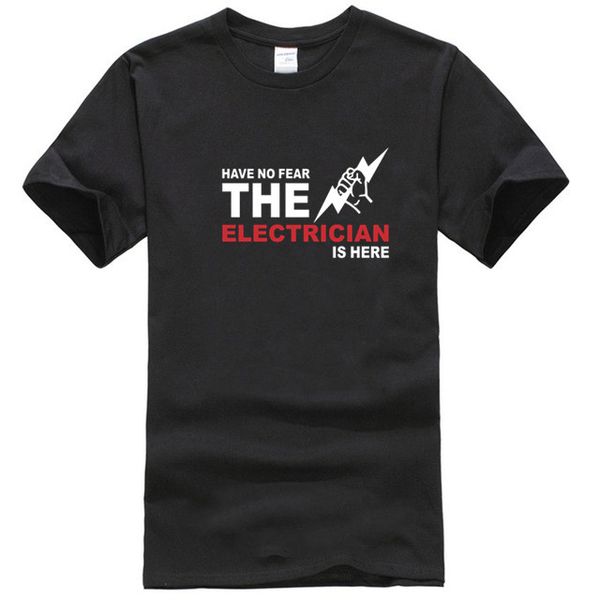 

summer t shirt have no fear the electrician is here t shirt short sleeve electriciant shirts man tees ot 646 sport hooded sweatshirt hoodie