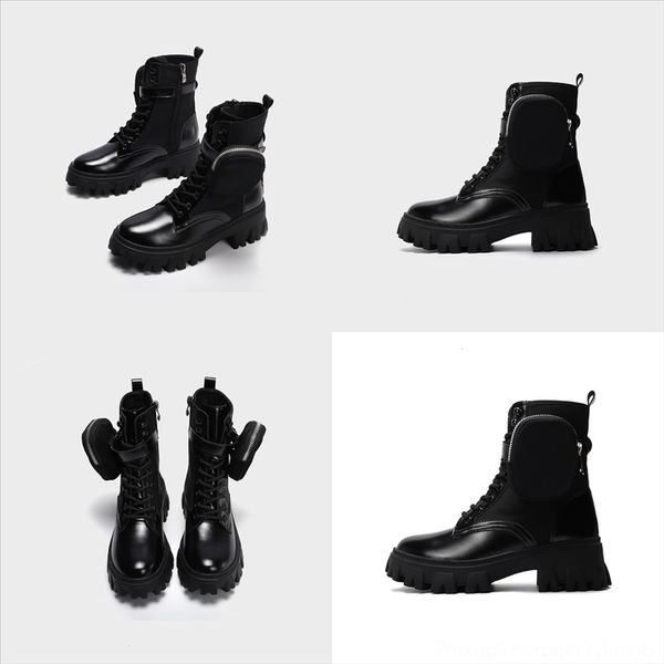 

ptldr designerboots cowhide classic luxury women shoes leather high heeled boot tie fashion lady motorcycle white boots ladies, Black
