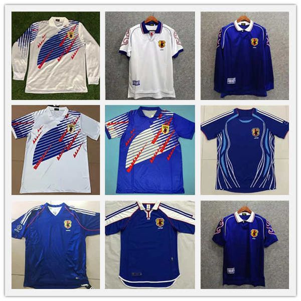 

98 japan soma akita okano nakata retro mens long sleeve soccer jerseys national team kawaguchi goalkeeper home away 96 kazu football shirt, Black;yellow