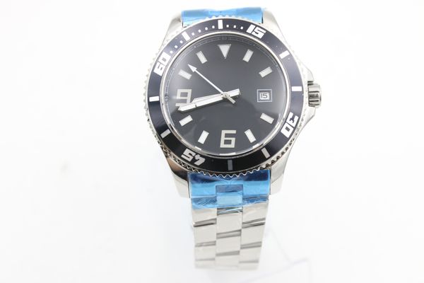 

quality stainless steel mens luxury watches for man multifunction fashion casual automatic machinery watche br25, Slivery;black