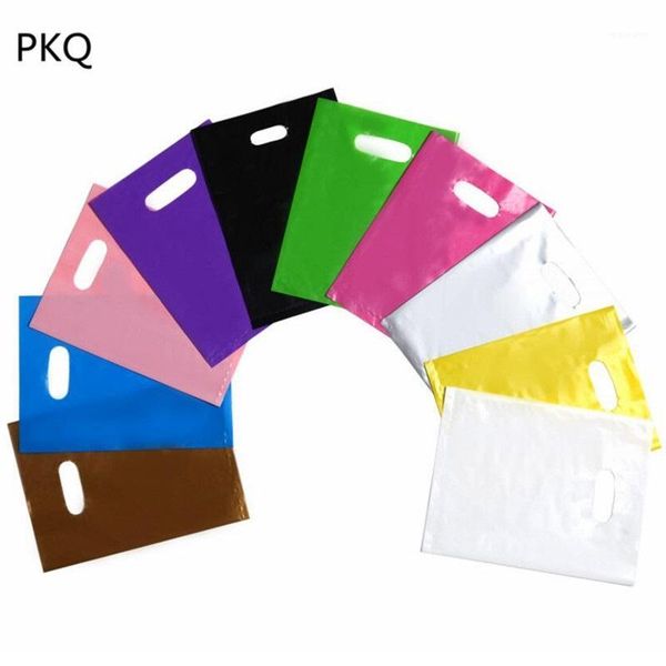 

gift wrap plastic bags with handle garment packaging bag shopping bag1