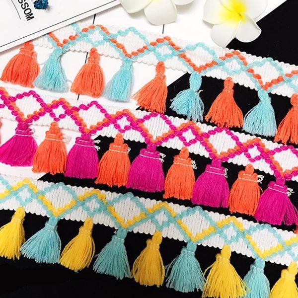 

tassel fringes trim lace fabric sewing accessories tassels trim curtain tassel fringes ribbon sewing lace for diy craft apparel h jllike