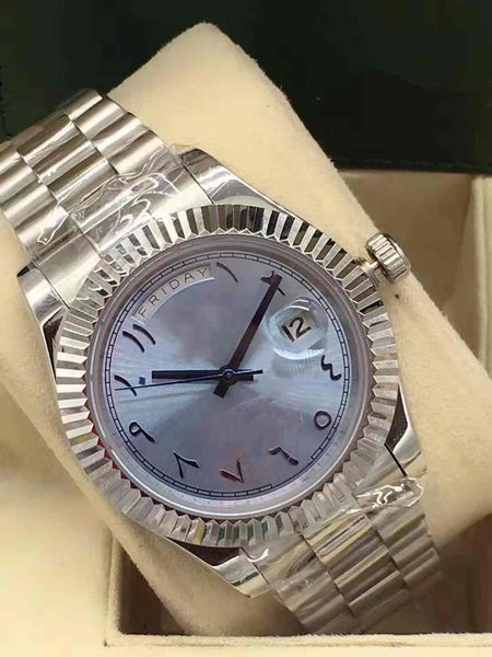 

the match digital sports face new 41mm arabic automatic classic type journal mechanical style men's weekly watch uckfl, Slivery;brown