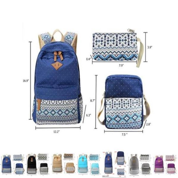 

bag for with school student and shoulder bookbag lightweight and teen bags lapgrey pcs girls case 3 canvas boys backpack pen yxlab