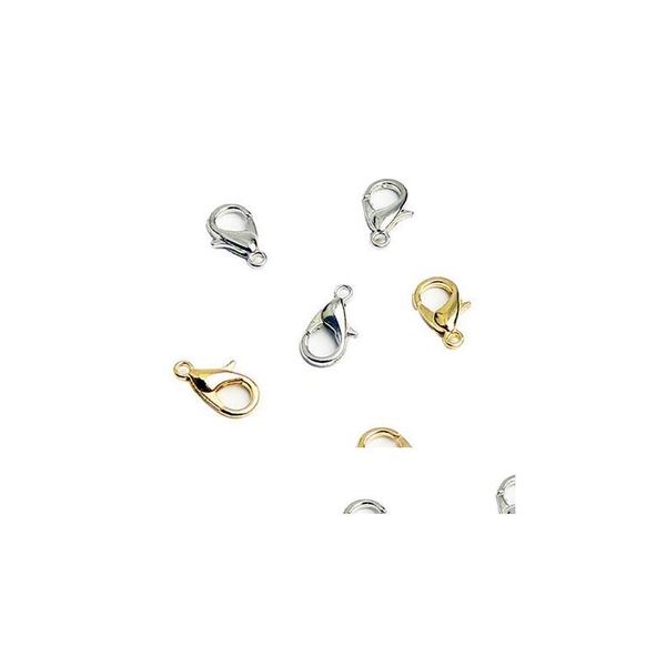 

2018 jewelry accessories diy manual plating and nickel white k ancient bronze 302 12 mm lobster clasp, 10 mm necklace bracelet buckle vzeyb