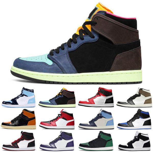 

satin jordan retro 1 1s air jumpman men women basketball shoes dark mocha snake unc obsidian mens trainers sports sneakers