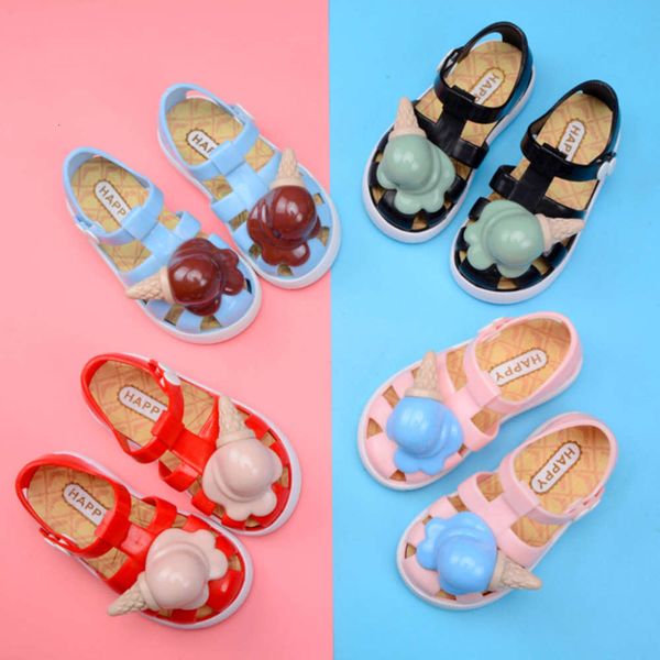 

girls' autumn 2020 new sandals baotou cartoon children's casual roman sho, Black;red