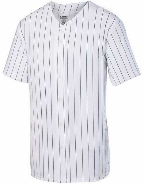 

415456454 blank custom baseball jersey men women size s-3xl white button down pullover, Blue;black