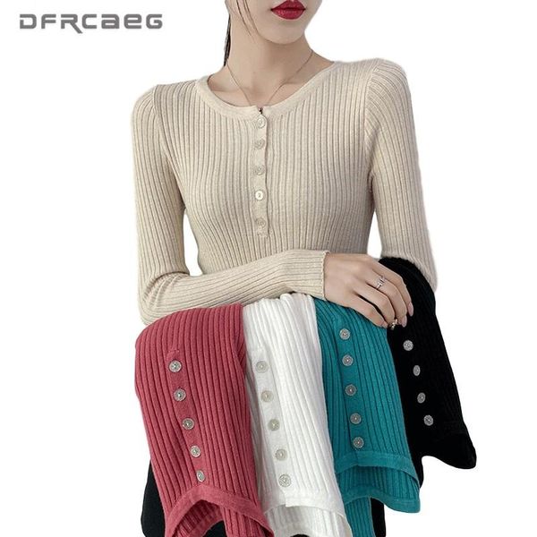 

autumn winter bottoming knitwear women 2020 casual korean long sleeve slim knitted sweaters pullover clothes, White;black