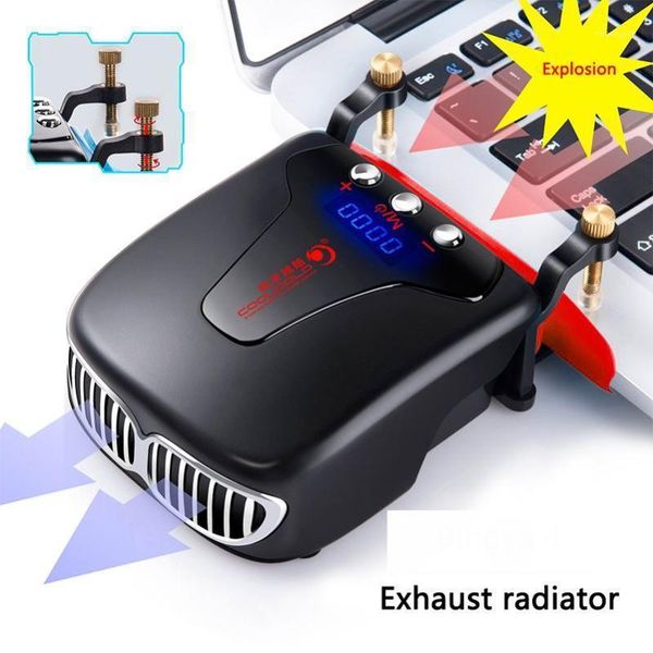

fast cool down lapcooler cooling pad vacuum fan external usb silent notebook radiator digital display smart cooler1