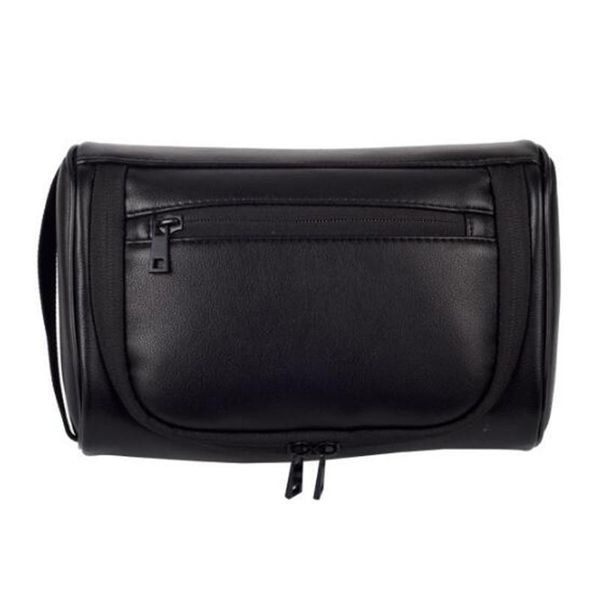 

2020 toiletry male wash bag black new waterproof cosmetic bag washing for men pu leather business traveling storage
