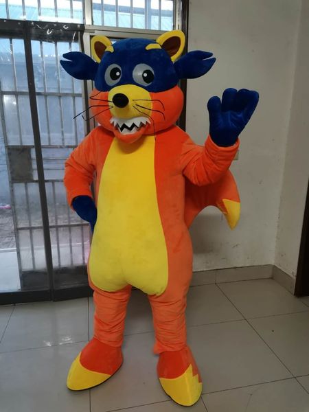 

real pictures fox mascot costume ing, Red;yellow