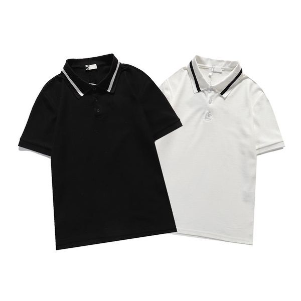 

2021 new men tees polo shirt embroidery short mens fashion classic polos sleeve casual clothes shirt spring t dnllb