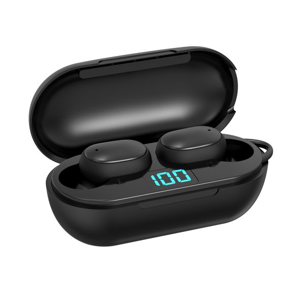 

new mini h6 tws bluetooth earphones wireless earphone earbuds led display bluetooth v5.0 earset with mic dhl