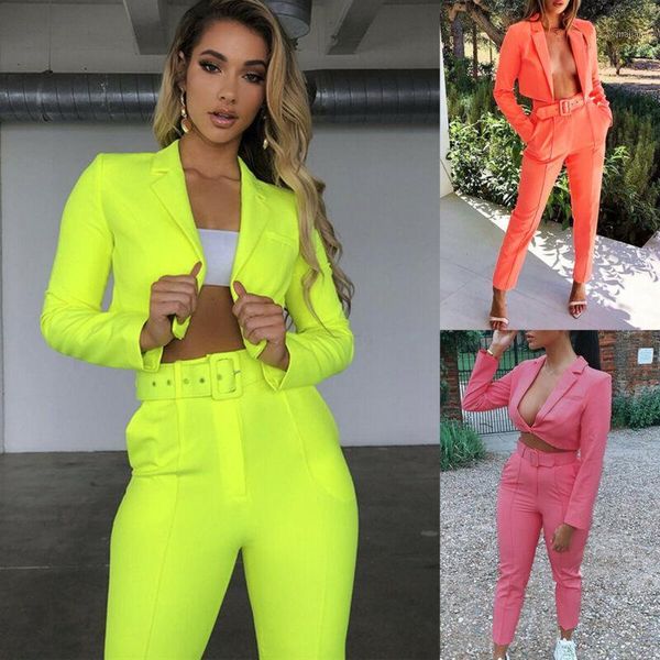 

two piece dress us fashion womens 2pcs tracksuit set ladies lounge wear suit pants size s-l1, White