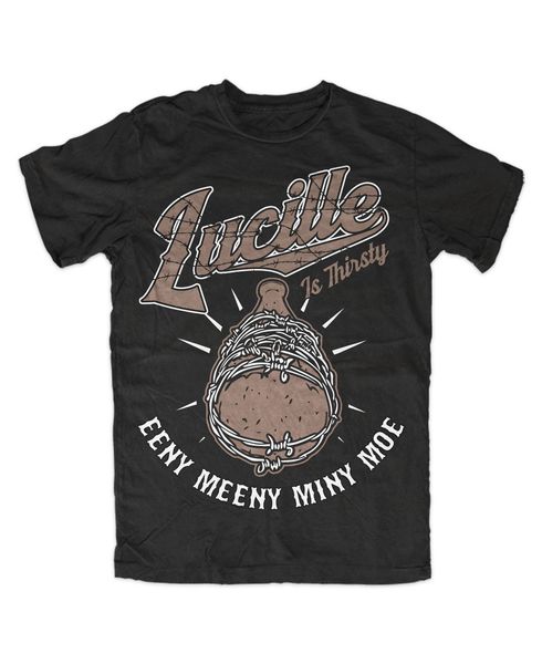 

lucille is thirsty premium , twd,eeny meeny miny moe,negan,daryl dixon fashion print sport hooded sweatshirt hoodie t shirt