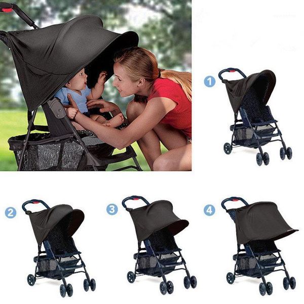

stroller parts & accessories baby universal anti-ultraviolet shading awning windshield nylon breathable waterproof folding1