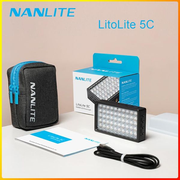 

nanlite litolite 5c pocket light rgb led fill light portable magentic outdoor video p pgraphy lighting