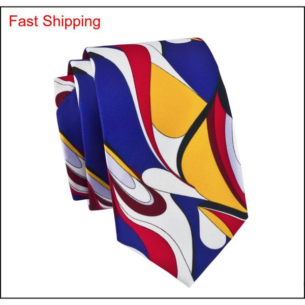 

fashion mens silk ties red yellow blue white mix color stripes printed business wedding tie set include tie cu qyliyc bdefashion, Black;blue