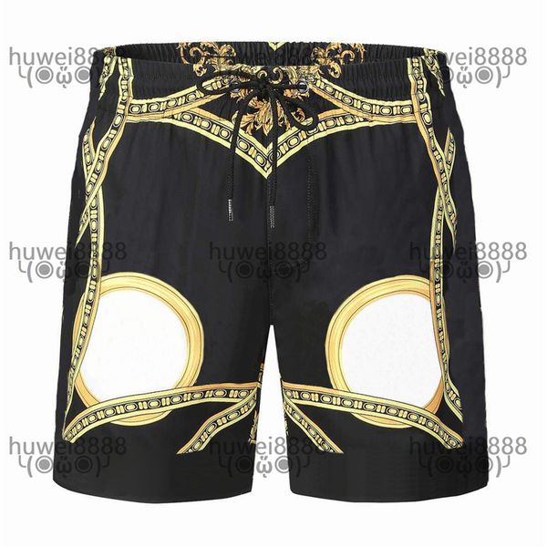 

retro black swimming trunks hipster men's luxury quick dry shorts outdoor beach vacation travel plus size designer swimwear