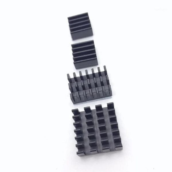 

fans & coolings wholesale 4pcs/lot raspberry pi 4 heat sink aluminum cooler radiator heatsinks for model b 4b plus1