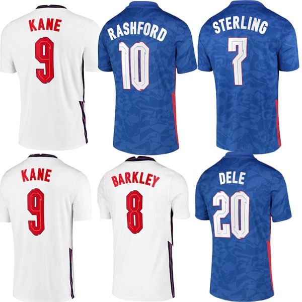 

2020 dele alli soccer jerseys kane rashford vardy barkley sterling sturridge sancho jersey 2021 men + kids kit football shirt, Black;yellow