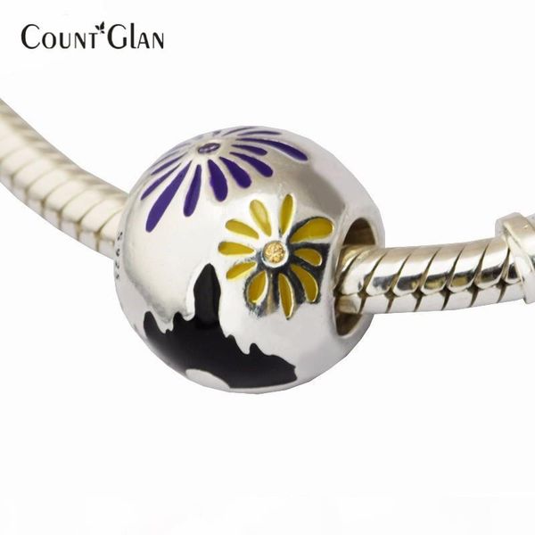 

fantasyland fireworks disny castle beads fits pandora bracelets sterling-silver jewelry making diy whloesale woman jewelry, Black