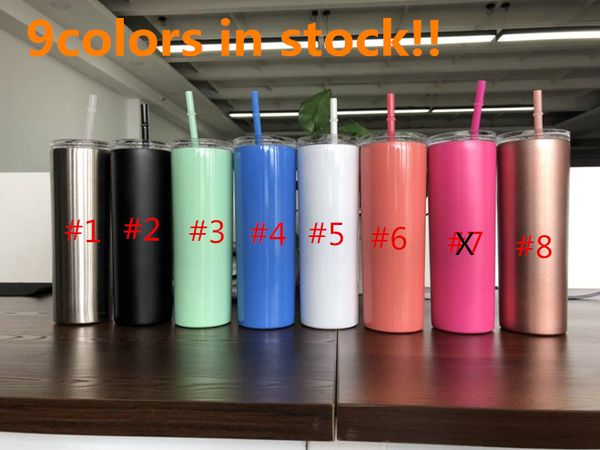 

water bottle skinny tumbler 20oz straight tumblers stainless steel tumbler vacuum insulated wine mug cup car cup unique gift for woman