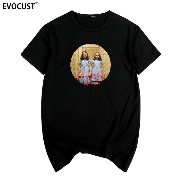 

the shining come play with us summer print t-shirt cotton men t shirt new women tee sport hooded sweatshirt hoodie