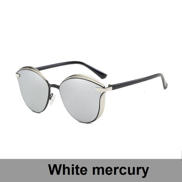 

2021 new oversize metal sunglasses women fashion summer style frame mirror sun glasses female uv400 christmas gift wd0824 2a8k, White;black