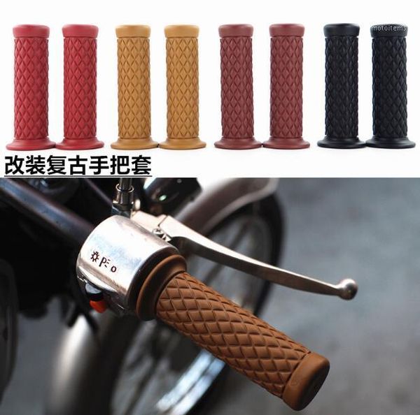 

7/8" comfort motorcycle hand grips cool motorcycle handlebar for cafe racer bobber clubman custom1