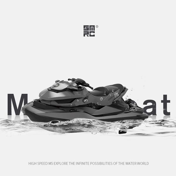 

m5 mini racing high-speed rc boat 2.4g 50 meters remote control distance summer waterproof electric cool motorboat dropshipping