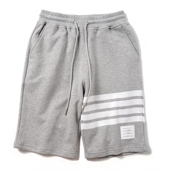 

пряжа окрашенной tb классический основной хлопок терри фиксированного окрашенный трикотажная четыре бара мужчин женщин моды бренд шорты и шо, Blue